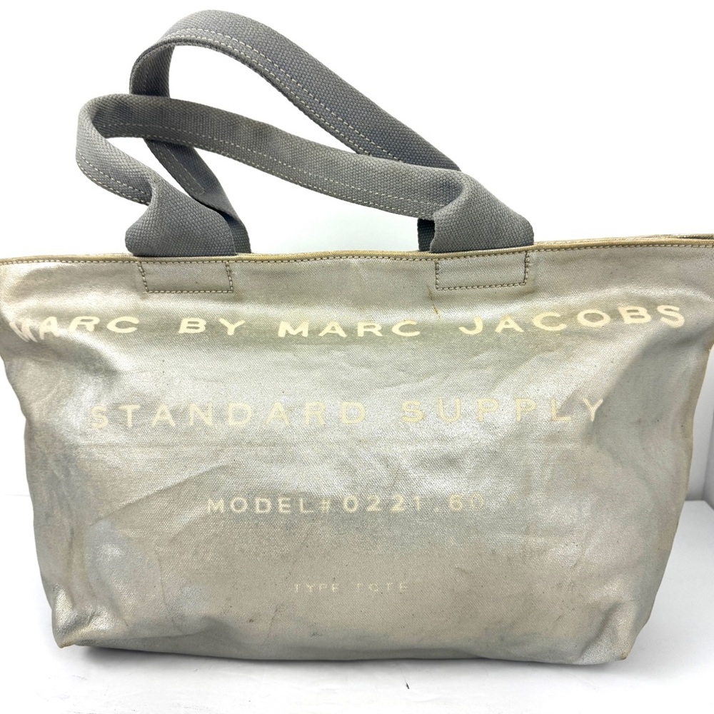 Marc Jacobs Silver Tote Bag